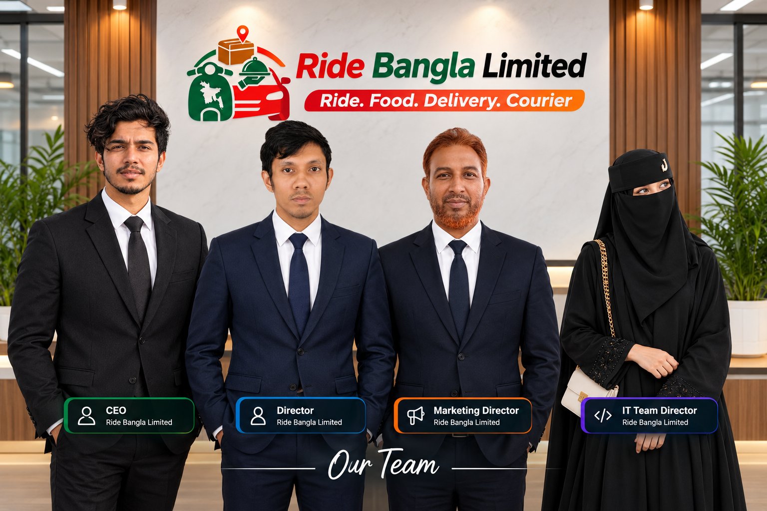 Ride Bangla leadership team